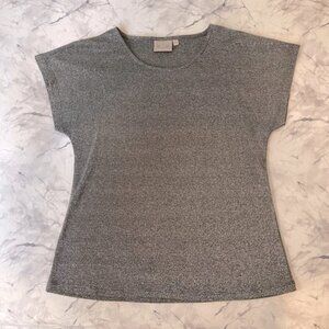 Dantelle Grey and Silver Shimmer Top L